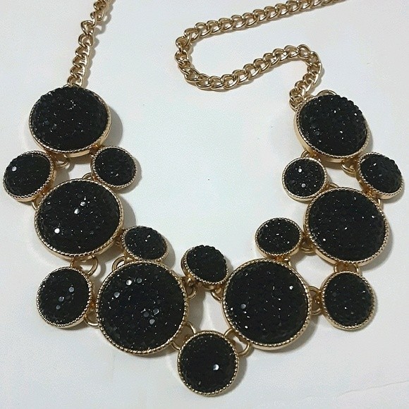 Gold Plated Choker Necklace Fashion Jewelry Accessory - Picture 7 of 8